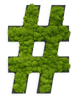 Pictogram: Special symbol "hashtag" Reindeer moss Pictogram: Special symbol "hashtag" Reindeer moss