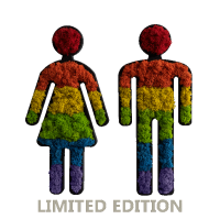 Pictogram: moss couple 25cm multicolored Pictogram: moss couple 25cm multicolored